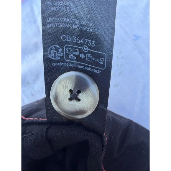 Maeve Pants Womens 34 Black Linen Blend The Colette High Rise Wide Leg Trousers - Picture 8 of 13